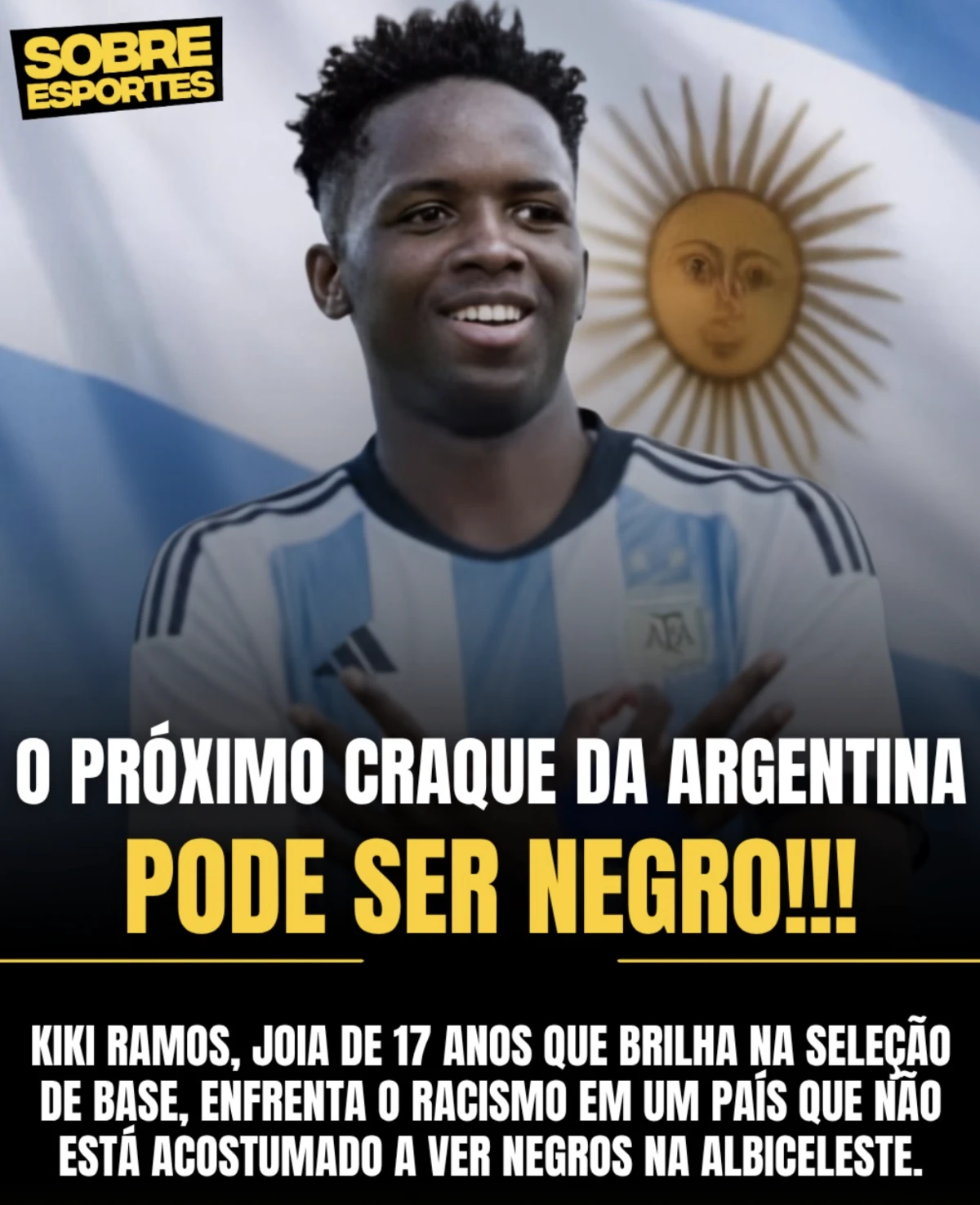 Kiki Ramos: O Negro que Está Fazendo História na Seleção Argentina